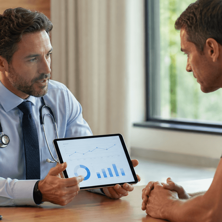 Clinician and patient reviewin